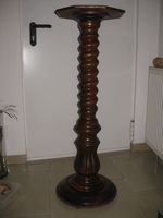 Antiker Blumenständer "Zopf" Blumensäule, Massivholz, 103cm Niedersachsen - Nordstemmen Vorschau