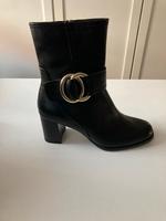 Marco Tozzi NEU Stiefelette Absatz Stiefel schwarz gold 37 Thüringen - Meiningen Vorschau