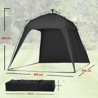 Faltbar Pavillon Gartenzelt Camping Partyzelt+1 Seite&Tasche SWRZ Essen - Stoppenberg Vorschau