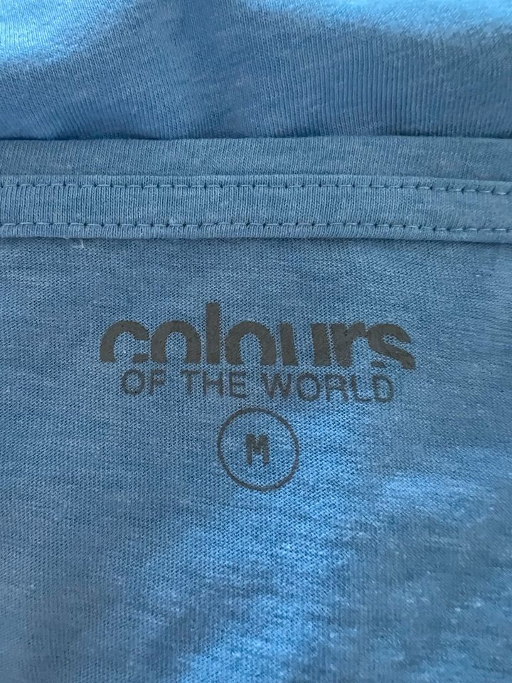 Colours of the World blau meliertes T-Shirt Gr. M / 38 in Bernburg (Saale)