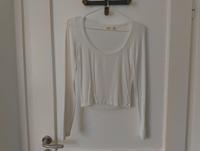 Stradivarius Langarmshirt weiß Größe M Berlin - Spandau Vorschau