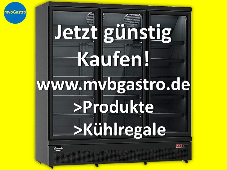 mvbgastro Sonderpreis ⚠ Modell 2024 Kühlregal Getränkekühlschrank Wandkühlregal Glaskühlschrank Flaschenkühlschrank Getränke Kühlschrank Tankstelle Lebensmittel Supermarkt Kiosk Lotto Laden in Lübbecke 