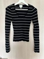 Pullover H&M Gr. S schwarz mit Streifen Bayern - Hohenfurch Vorschau