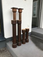 Holzsäulen, Säulen, Blumensäulen, gedrechselt, Vintage, Shabby Nordrhein-Westfalen - Ratingen Vorschau