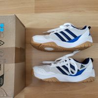 Gebrauchte, weiß-blaue ADIDAS-Sneaker in Gr. 32 oder 13 1/2! Bayern - Opfenbach Vorschau