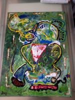 Sitzender Elefant - Joe.H(Jörg Hundt)/Acryl auf Leinwand Nordrhein-Westfalen - Ahaus Vorschau