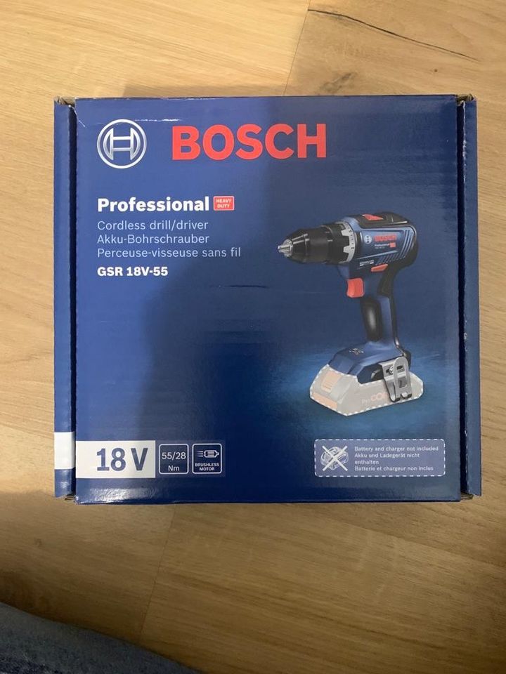 Bosch Professional Akku-Bohrschrauber GSR 18V-55 !!!NEU!!! in Forchheim
