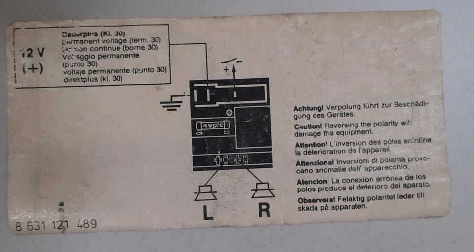 Blaupunkt Heilbronn SQ26 Retro Autoradio Kassette in Husum