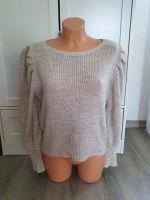 Pullover mit Puffärmeln beige cremefarben Niedersachsen - Lehrte Vorschau