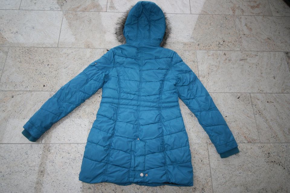 myMo Mantel Jacke Winterjacke Parker Gr. M 38 Türkis in Kaub