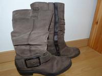 gefütterte Lederstiefel, Damen Gr 38, braun Niedersachsen - Goslar Vorschau