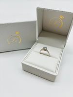 Ring 585 Weiß Gold mit Diamant Schleswig-Holstein - Trittau Vorschau