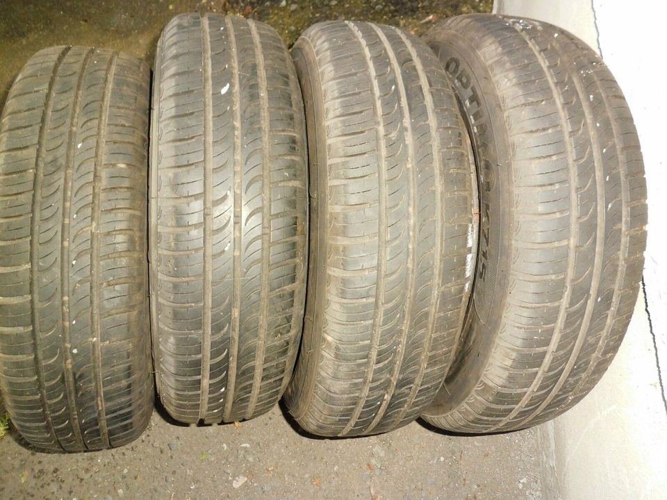 2 Sommerreifen 165/70 R13 Hankook mit Opel Felgen in Meerane