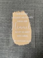 Hochzeitsdeko - Schilder - Plexiglas Bayern - Neufahrn in Niederbayern Vorschau