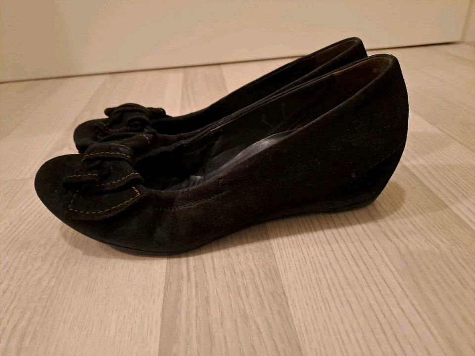 Damenschuhe Pumps Gr. 37 schwarz Paul Green Halbschuh in Bogen Niederbay