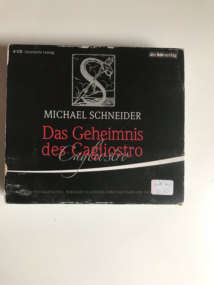 Hörbuch CD Das Geheimnis des Cagliostro in Ammersbek