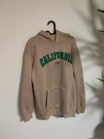 Hoodie "California", beige mit grünem Logo, Gr. M Nordrhein-Westfalen - Hallenberg Vorschau