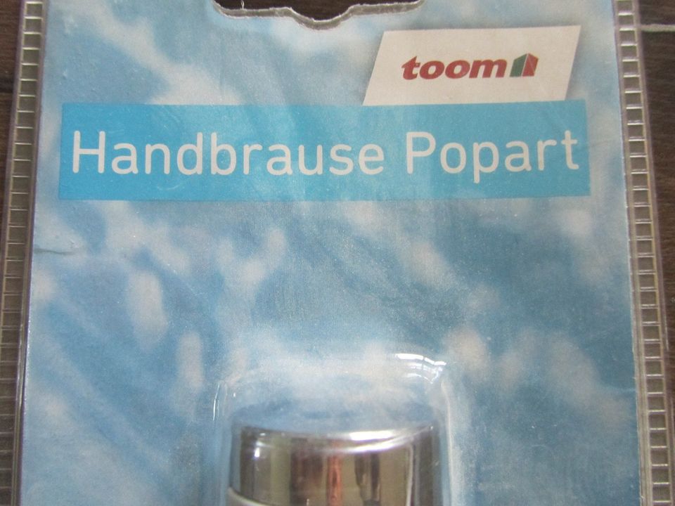 Duschbrause Handbrause rund Chrom NEU OVP in Eime