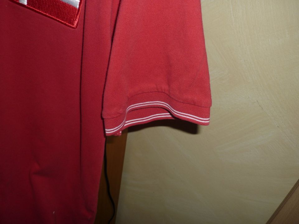 Herren Poloshirt Abercrombie & Fitch, Größe M, Farbe: rot in Langballig