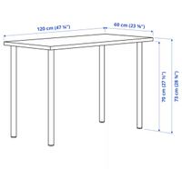LAGKAPTEN / ADILS Schreibtisch/ Tisch, weiß, 120x60 cm Kreis Pinneberg - Elmshorn Vorschau