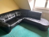 Leder Couch schwarz Hessen - Kassel Vorschau