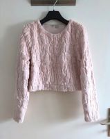 H&M Divided Pullover - XXS 32 rosa Pailletten cropped Teddy Hessen - Rödermark Vorschau