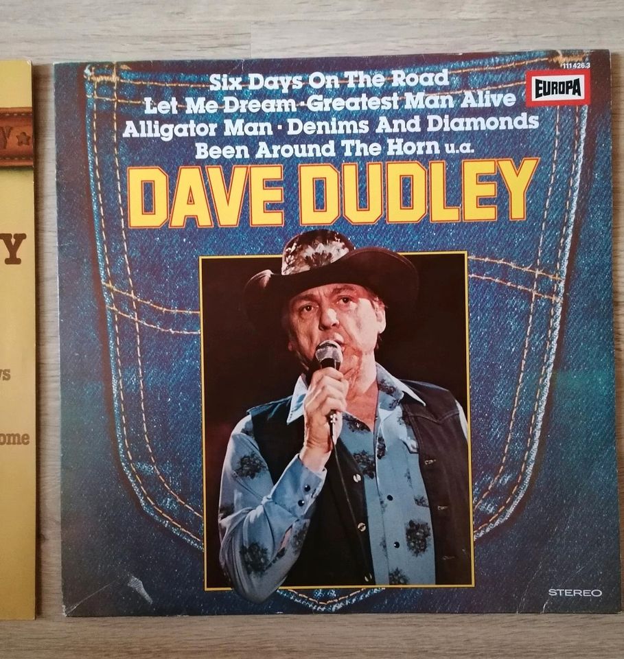 2 LPs - Dave Dudley in Regensburg
