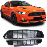 Ford Mustang 6 14-17 passendes Sport Kühlergrill Set Oben Unten Schwarz Glanz (41496) Nordrhein-Westfalen - Witten Vorschau