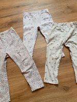 3 Leggins mit Blumen Größe 92 Baden-Württemberg - Meckenbeuren Vorschau