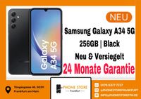 ✴️ Samsung Galaxy A34 5G / 256GB / Neu / UNGEÖFFNET / Garantie ✴️ Frankfurt am Main - Innenstadt Vorschau