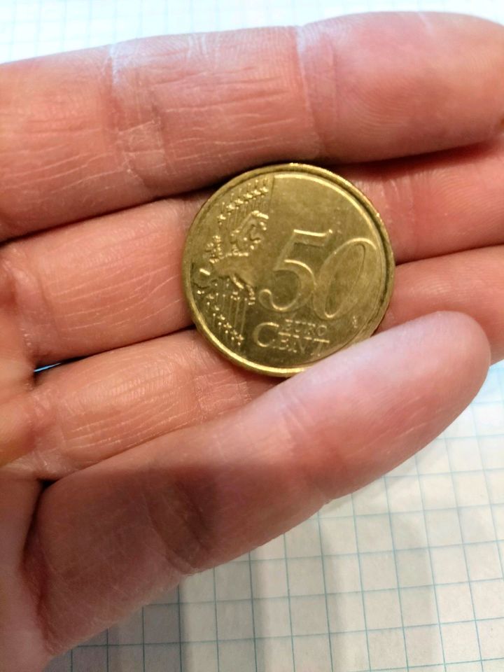 Euro Münzen Zypern 2 Cent und 50 Cent in Ilmenau