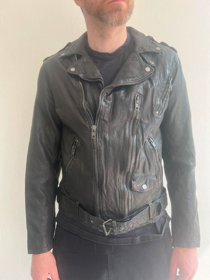 Biker Lederjacke Herren Be Edgy Berlin in Michendorf