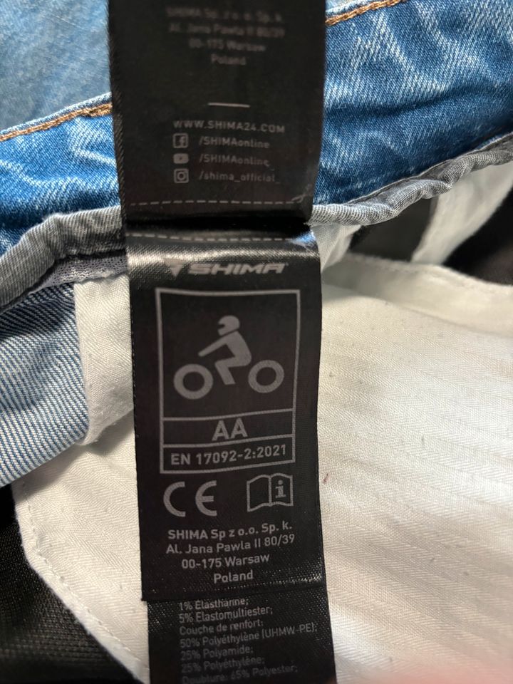 Motorradhose Jeans Shima Devon Men W36 in Weißenburg in Bayern