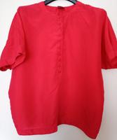 sommerliche Retro Seidenbluse rot Gr.38 New Fast Brandenburg - Neuenhagen Vorschau