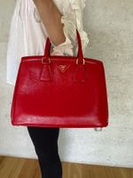 NEU! Prada Tasche shopping Saffiano Vernice Rosso Berlin - Neukölln Vorschau