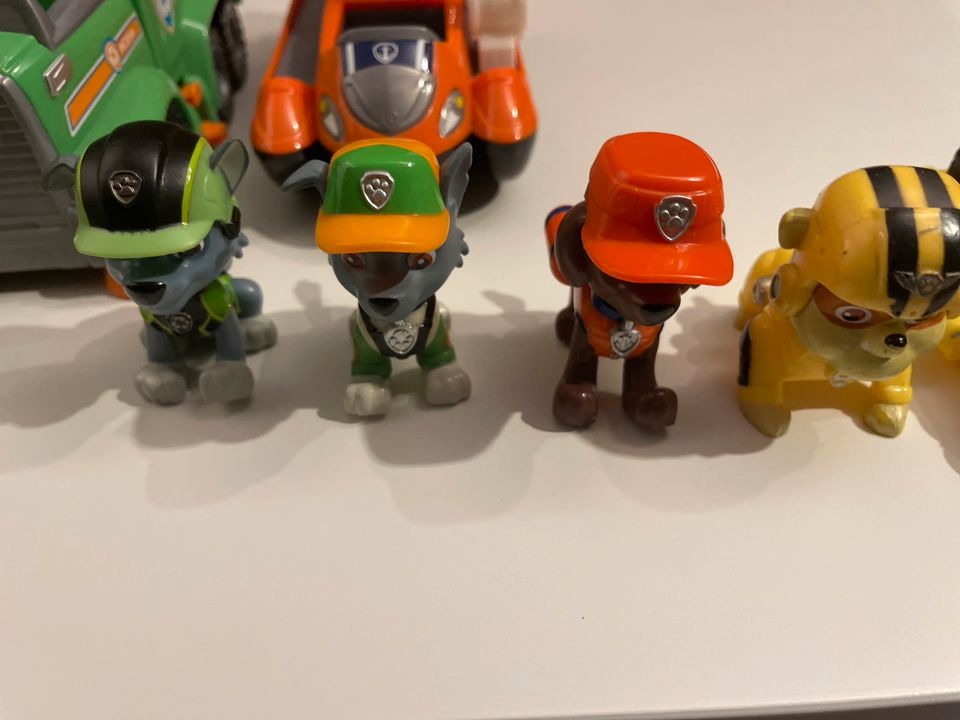 Paw Patrol Zuma Wasserfahrzeug, Rocky Müll- und Recycling, Rubble in Wesselburen