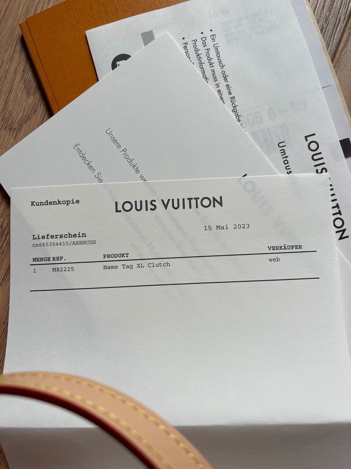 Louis Vuitton Tasche, Name Tag XL Clutch in Berlin