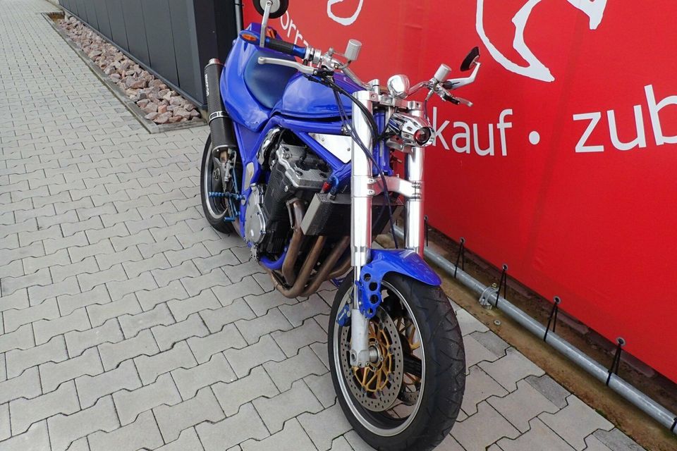 Suzuki Bandit 1200 Streetfighter Einarmschwinge USD Gabel in Mantel