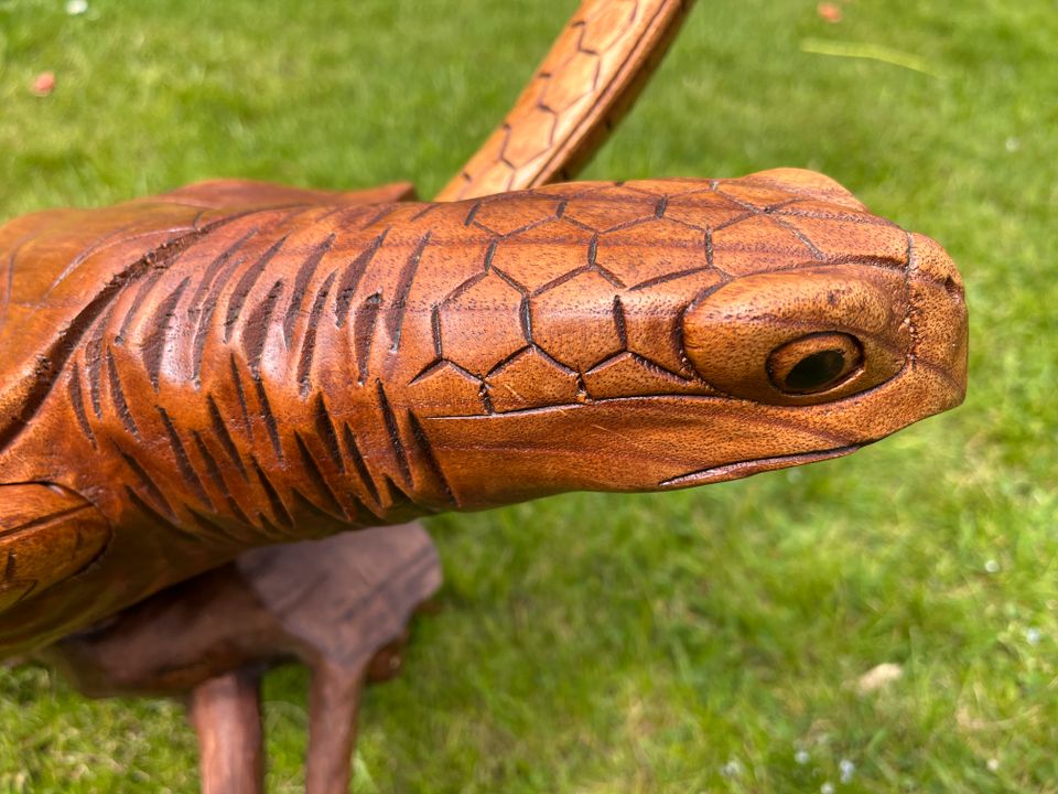 Schildkröte 60cm Meeresschildkröte Wasserschildkröte Holz in Essen