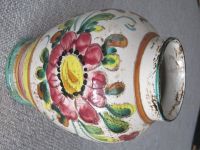 Ton- Vase, bunt, 20 cm hoch Baden-Württemberg - Malsch Vorschau