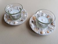 2 x Teelichthalter mit Muscheln Kerzenhalter Nordrhein-Westfalen - Herne Vorschau