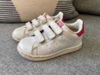 coole ADIDAS Kinder STAN SMITH Klett weiß - pink Gr. 24 Hamburg-Mitte - HafenCity Vorschau