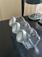 3 IKEA Förvar Dose mit Deckel, Glas/aluminiumfarben, 1.8 l Düsseldorf - Oberkassel Vorschau