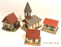 Vau pe H0 KircheSiedlerhäuser - Holz/Pappe/Kunststoff - Vintage Brandenburg - Woltersdorf Vorschau