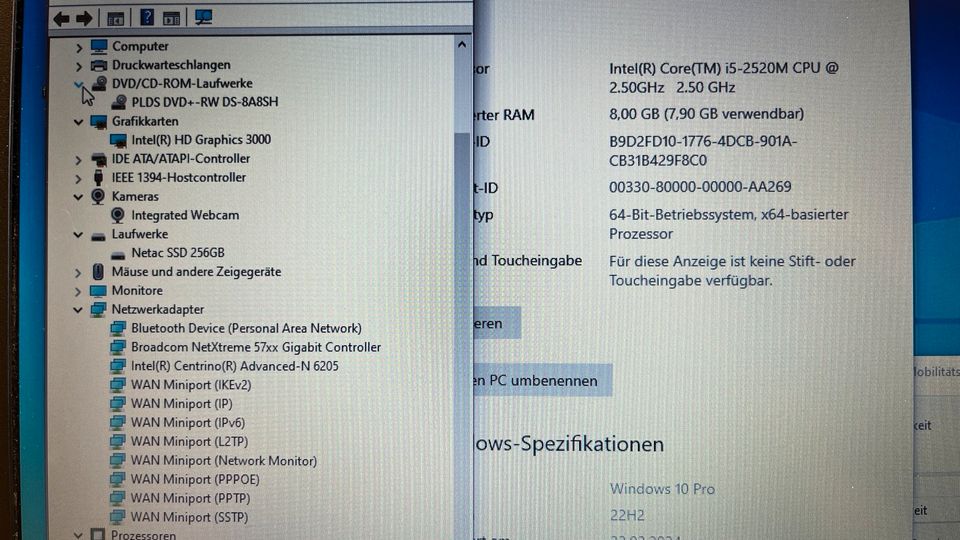 Dell Laptop mit SSD und 8GB RAM in Krostitz