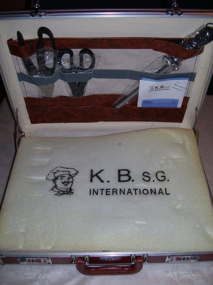 K.B. S.G. International Messerset neu originalverpackt mit Koffer in Oelde