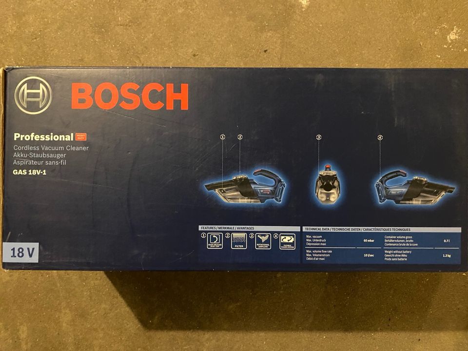 NEU BOSCH Bosch Professional Akku-Sauger Handstaubsauger in Aachen