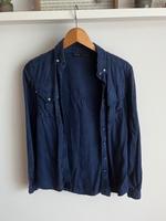 Zara Bluse / Hemd (S) in dunkelblau Frankfurt am Main - Kalbach Vorschau