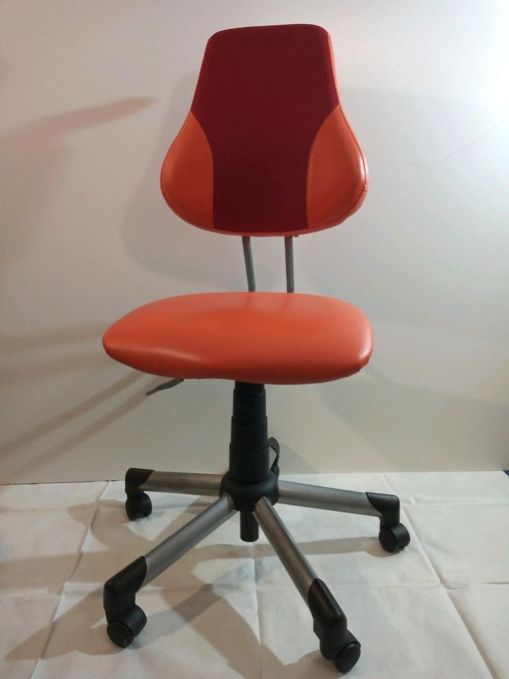 Ergonomischer Kinderstuhl der mitwächst von Rovo (orange/rot) in Reher