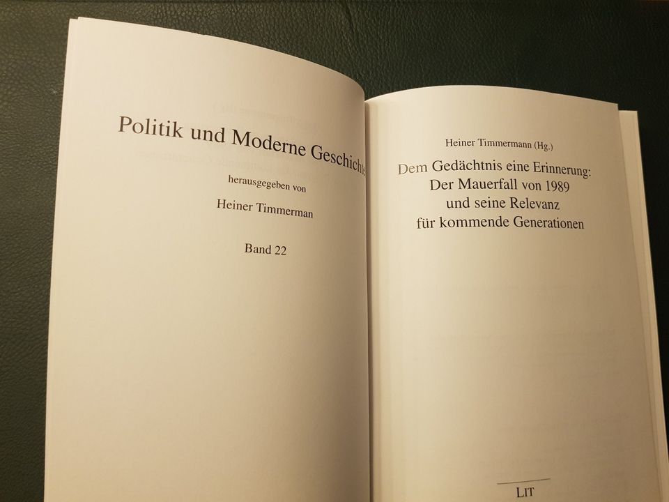 Dem Gedächtnis eine Erinnerung,Der Mauerfall von 1989,Timmermann in Beckingen